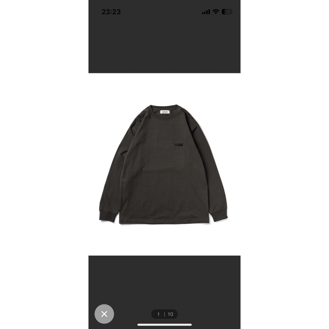 【meltum/メルタム】RUBBER TAG  - ラバータグTEE L/S メンズのトップス(Tシャツ/カットソー(七分/長袖))の商品写真