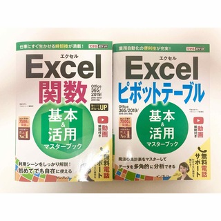 Excel関数・ピボットテーブル活用マスターブック 2冊セット