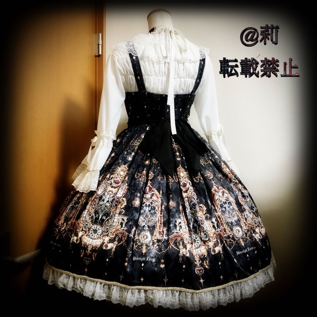 Angelic Pretty(アンジェリックプリティー)の大人気廃盤品 Alice and time corridorジャンパースカート エンタメ/ホビーのコスプレ(衣装)の商品写真