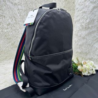 Paul Smith - 未使用 新品タグ付 ポールスミス バックパック ナイロンレザー マルチストライプ