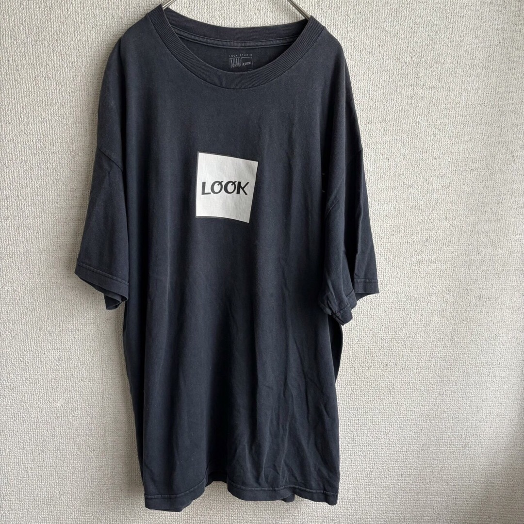 LQQK STUDIO Nハリウッド　プリント　Tシャツ　Lサイズ　黒 メンズのトップス(Tシャツ/カットソー(半袖/袖なし))の商品写真