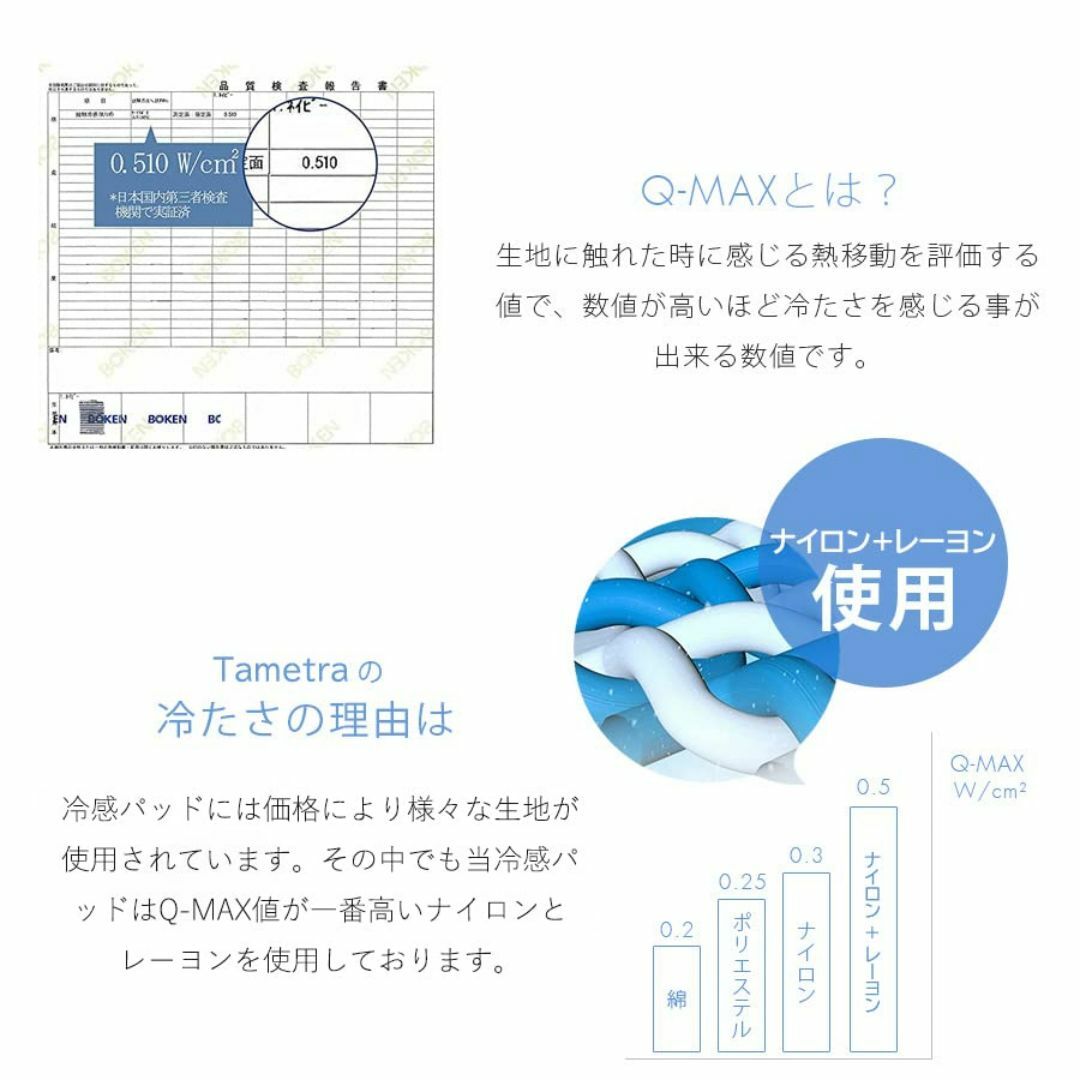 【色: 枕パッド-blue】Tametra 枕パッド オールシーズンで使える 接 インテリア/住まい/日用品の寝具(枕)の商品写真