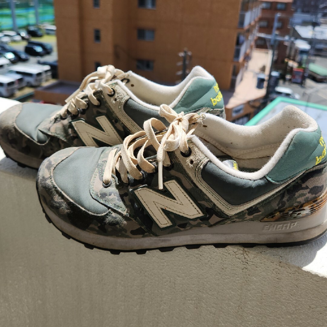 New Balance(ニューバランス)のニューバランス ML574CBC 迷彩柄 24.5cm レディースの靴/シューズ(スニーカー)の商品写真