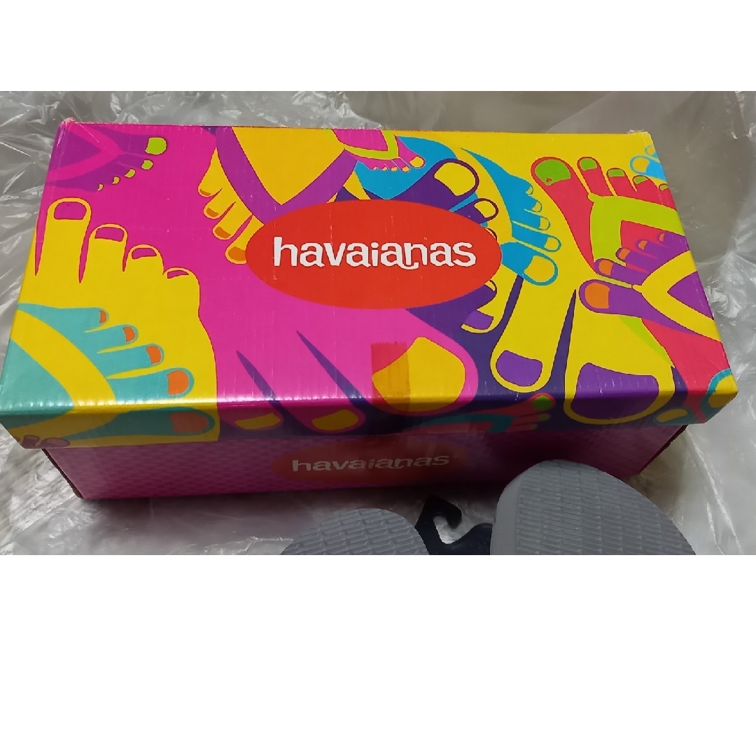 havaianas(ハワイアナス)の【新品】HAVAIANAS / ハワイアナス/花柄　厚底トングビーチサンダル レディースの靴/シューズ(ビーチサンダル)の商品写真