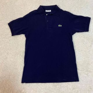 ラコステ(LACOSTE)のLACOSTEラコステポロシャツ　ネイビー(ポロシャツ)