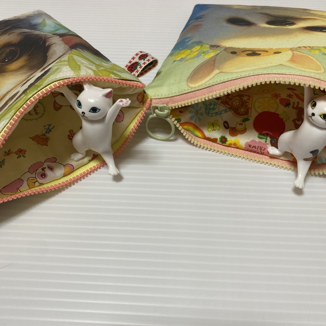 ららみぃ様専用　犬パネル① ハンドメイドのファッション小物(バッグ)の商品写真