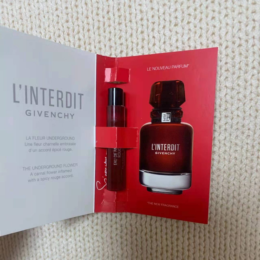 GIVENCHY(ジバンシィ)のジバンシィ  ランテルディ オーデパルファム ルージュ　サンプル コスメ/美容の香水(香水(女性用))の商品写真