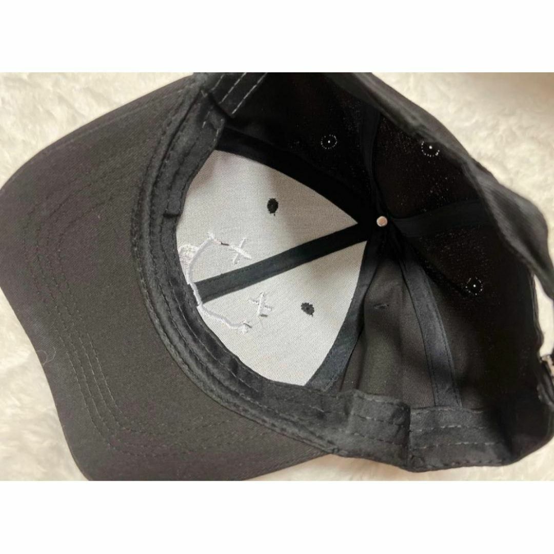 【新品】スマイル キャップ ブラック 野球帽 ユニセックス カジュアル シンプル レディースの帽子(キャップ)の商品写真