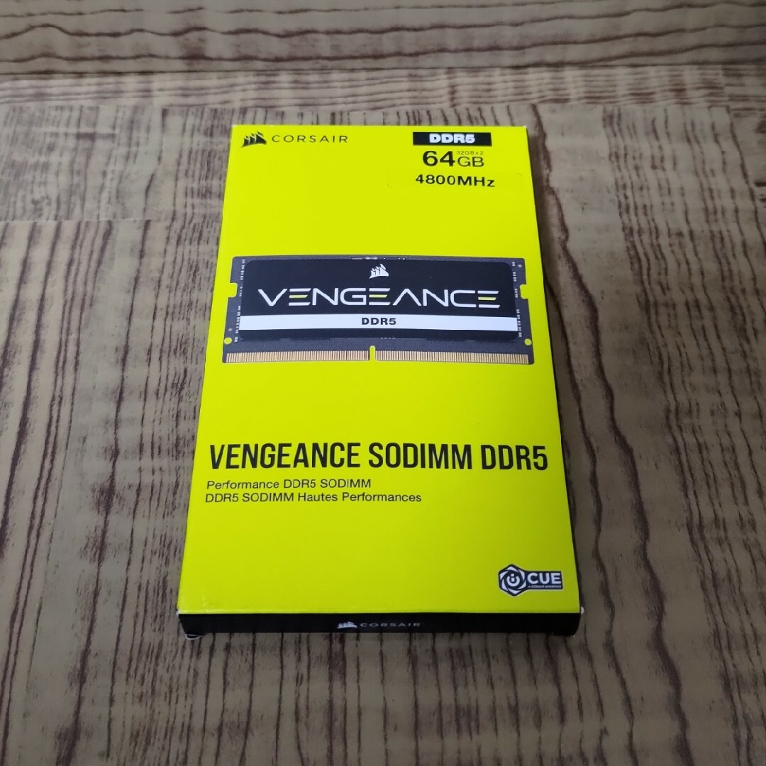 新品 CORSAIR VENGEANCE DDR5 64GB (32GB×2枚) スマホ/家電/カメラのPC/タブレット(PCパーツ)の商品写真