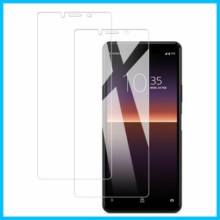 【人気商品】【2枚セット】KPNS 日本素材製 強化ガラス Xperia 10 (その他)