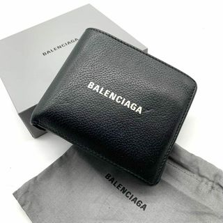 バレンシアガ(Balenciaga)のバレンシアガ 折りたたみ 財布　ウォレット 黒 ブラック(折り財布)