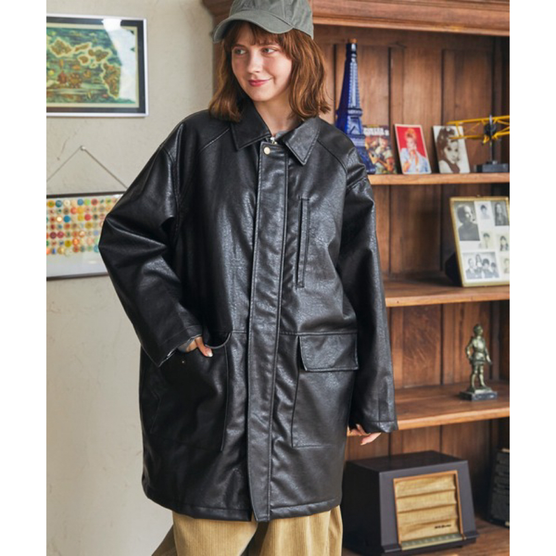 MONO-MART 新品 ヴィンテージ レザーブルゾン 男女兼用(MONO MONO-MART 新品 ヴィンテージ レザーブルゾン 男女兼用(MONO