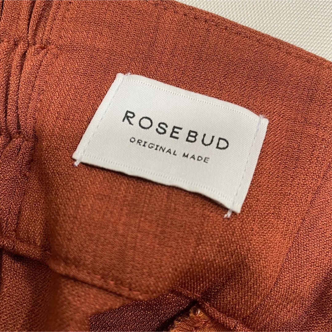 ROSE BUD(ローズバッド)の【格安】ROSEBUDサスペンダー付きフレアスカート　ブラウン　フリーサイズ レディースのスカート(ロングスカート)の商品写真