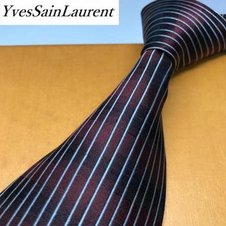 Yves Saint Laurent - 美品★ イヴサンローラン ★ ブランド ネクタイ シルク100％ 日本製