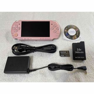 プレイステーションポータブル(PlayStation Portable)の☆良品☆ PSP-3000 ブロッサムピンク(携帯用ゲーム機本体)