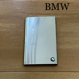ビーエムダブリュー(BMW)のBMW カード入れ　名刺入れ　シルバー　ロゴ付き(名刺入れ/定期入れ)