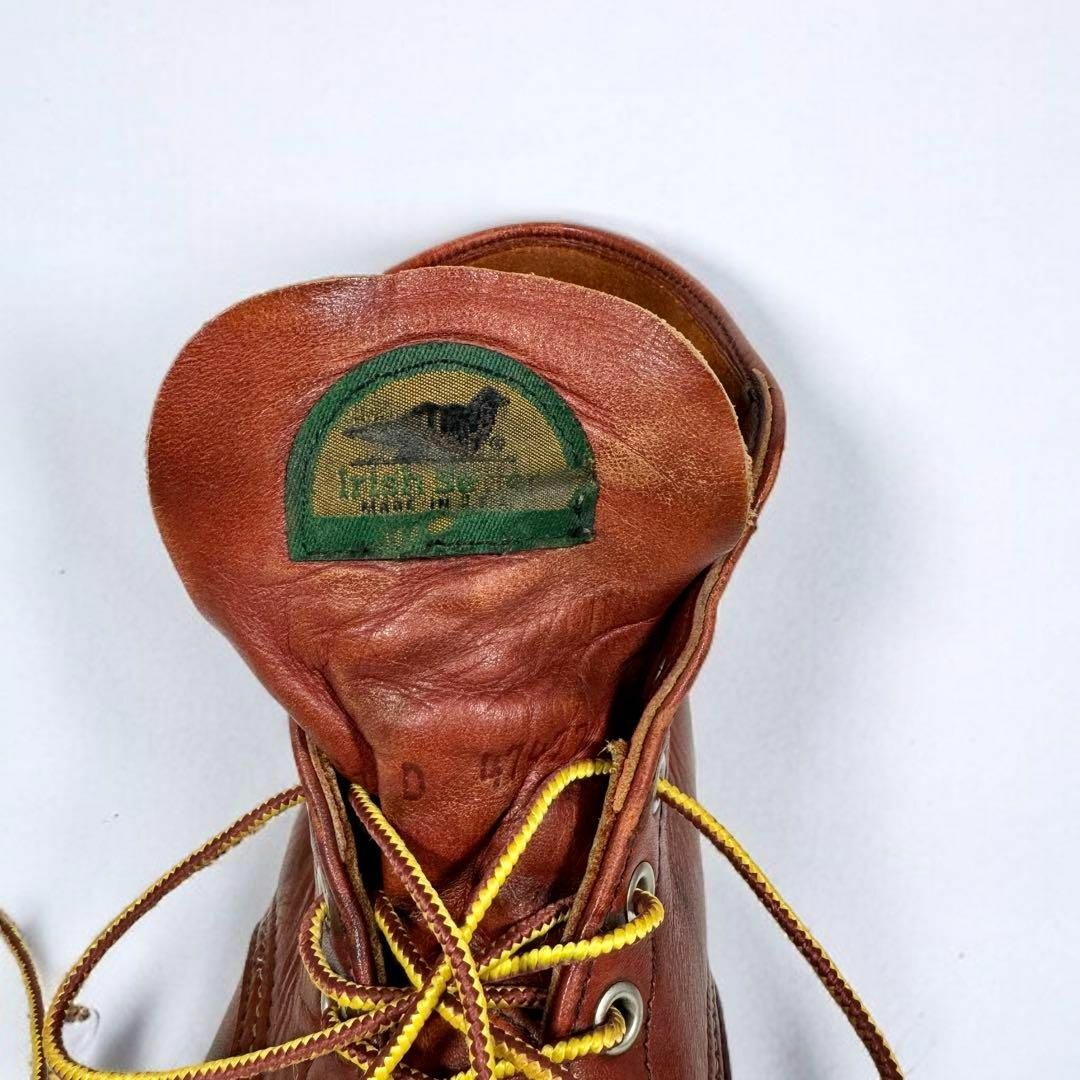 REDWING(レッドウィング)の希少 美品 RED WING レッドウィング 8166 半円犬タグ プレーントゥ メンズの靴/シューズ(ブーツ)の商品写真