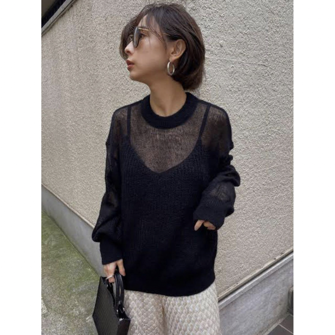 Ameri VINTAGE(アメリヴィンテージ)のAMERI / BUSTIER PATTERN KNIT レディースのトップス(ニット/セーター)の商品写真