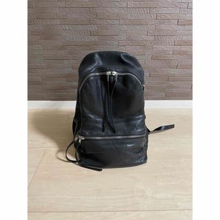 リックオウエンス(Rick Owens)の付属品完備 Rick Owens ジップ レザー バックパック 17SS(バッグパック/リュック)