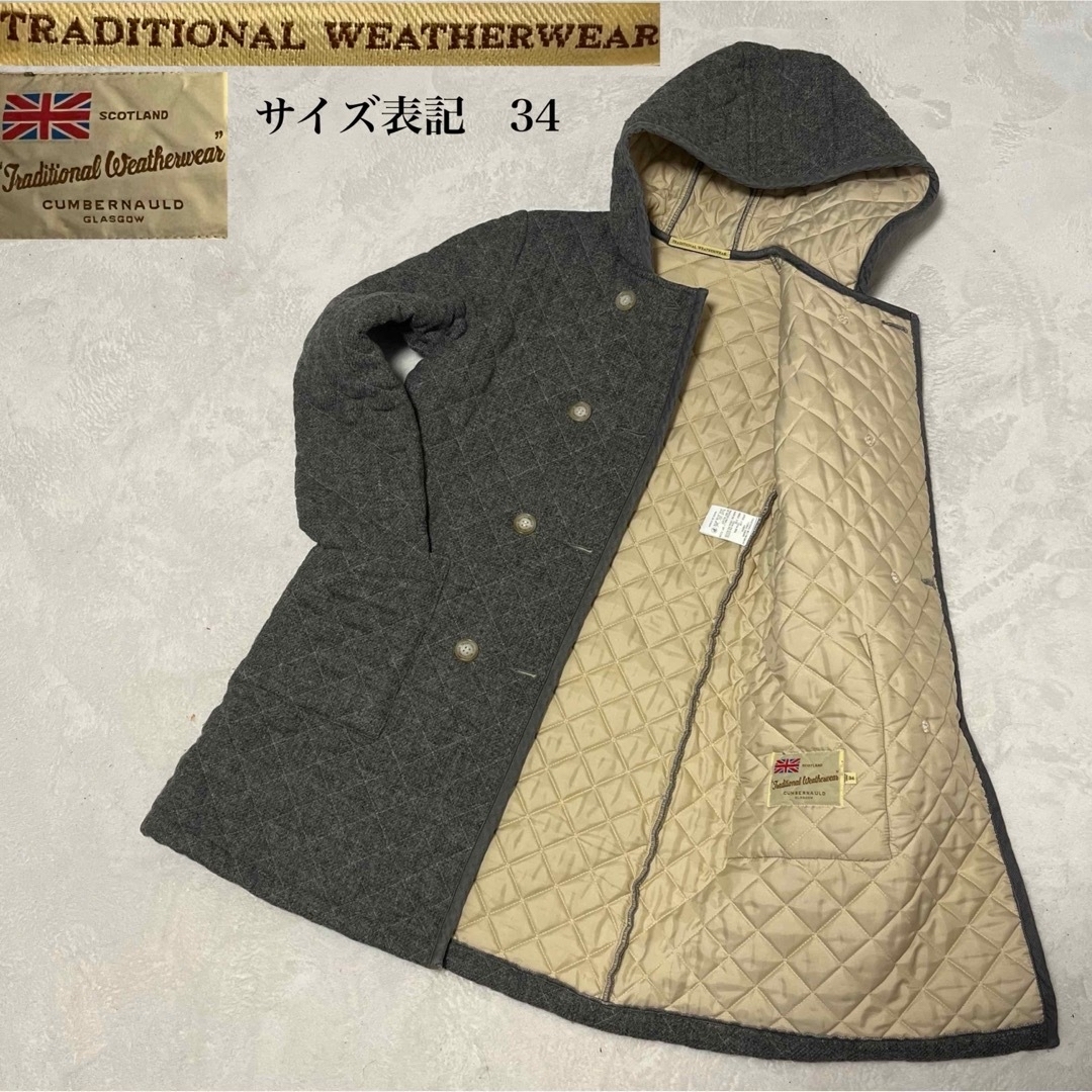 TRADITIONAL WEATHERWEAR(トラディショナルウェザーウェア)のトラディショナルウェザウェア レディース　キルティングジャケット　サイズ34  レディースのジャケット/アウター(その他)の商品写真