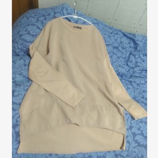 ザラ(ZARA)のZARA ビッグシルエット ロングスリーブカットソー(カットソー(長袖/七分))