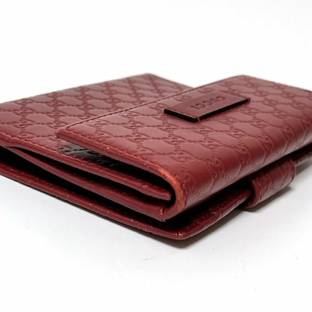 Gucci(グッチ)のグッチ 折り財布 Wフラップ マイクロシマ コンパクトウォレット 494916 レディースのファッション小物(財布)の商品写真