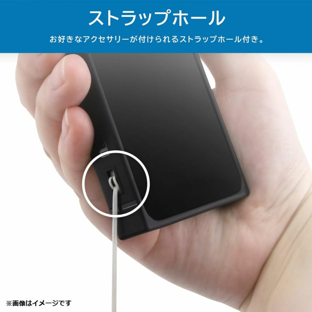 【色: マット/ブラック】イングレム iPhone 15 Pro ケース 耐衝撃 スマホ/家電/カメラのスマホアクセサリー(その他)の商品写真