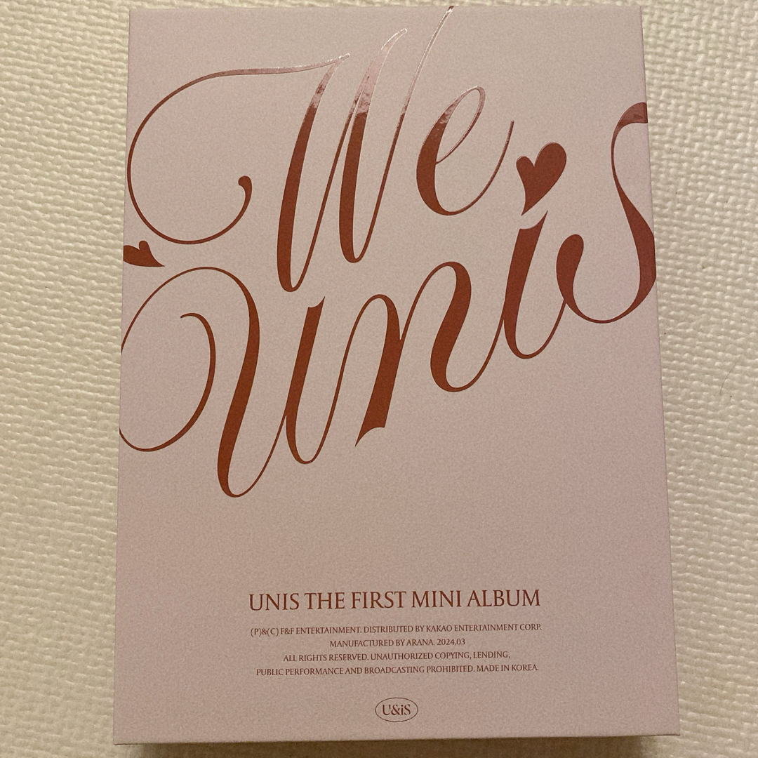 UNIS The 1st Mini Album WE UNIS  エンタメ/ホビーのCD(K-POP/アジア)の商品写真