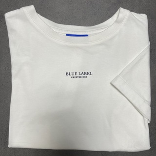 ブルーレーベルクレストブリッジ(BLUE LABEL CRESTBRIDGE)のブルーレイベル　blue label crestbridge ロゴTシャツ(Tシャツ(半袖/袖なし))