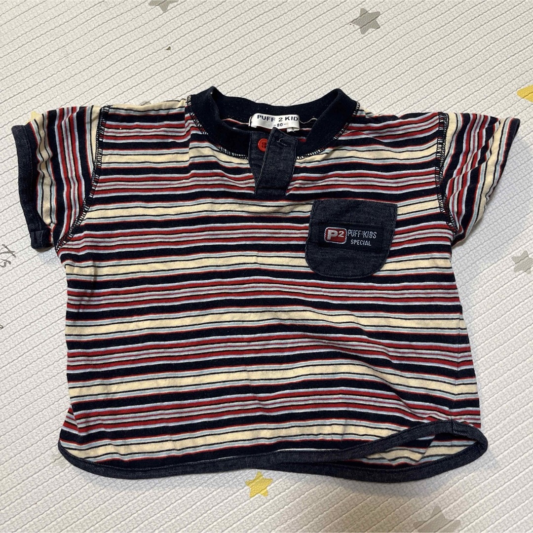 80センチ　半袖　Tシャツ　男　夏　キッズ　4枚セット　子供　まとめ売り キッズ/ベビー/マタニティのベビー服(~85cm)(Ｔシャツ)の商品写真