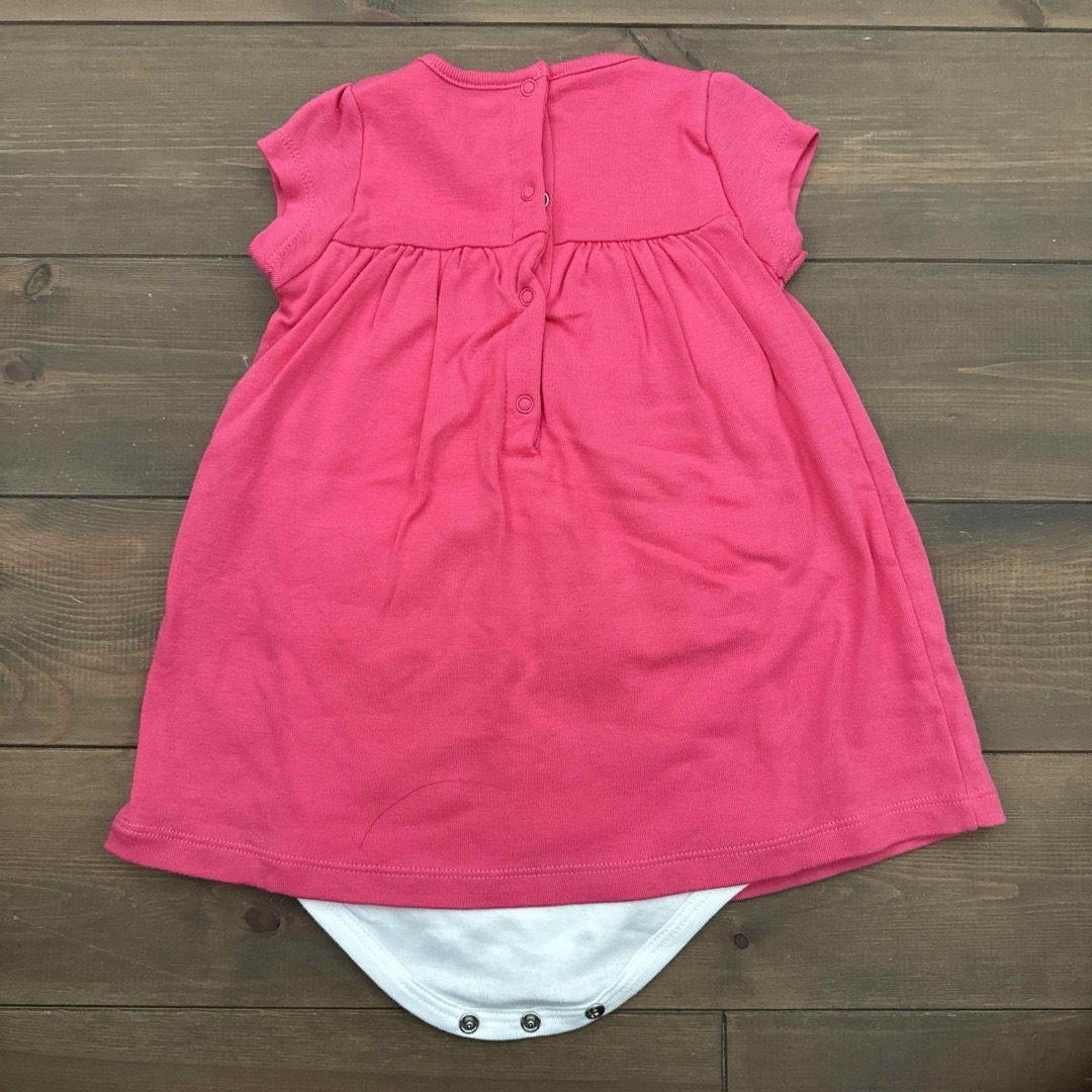 PETIT BATEAU(プチバトー)のタグ無し新品!! プチバトー ロンパース ワンピース キッズ/ベビー/マタニティのベビー服(~85cm)(ワンピース)の商品写真