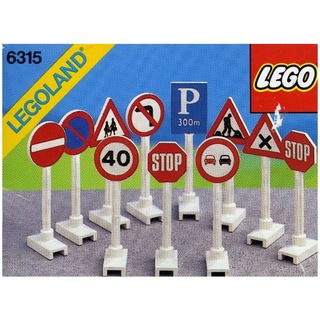 レゴ(Lego)のLEGO レゴ 6315 Road Signs 道路標識(積み木/ブロック)
