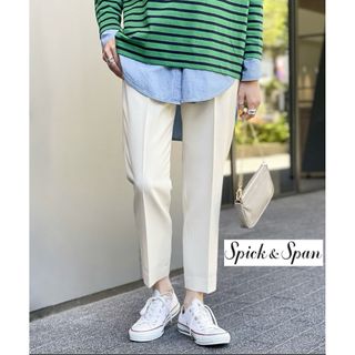 スピックアンドスパン(Spick & Span)のSpick & Span PL/R ツイルテーパードパンツ サイズ38(カジュアルパンツ)