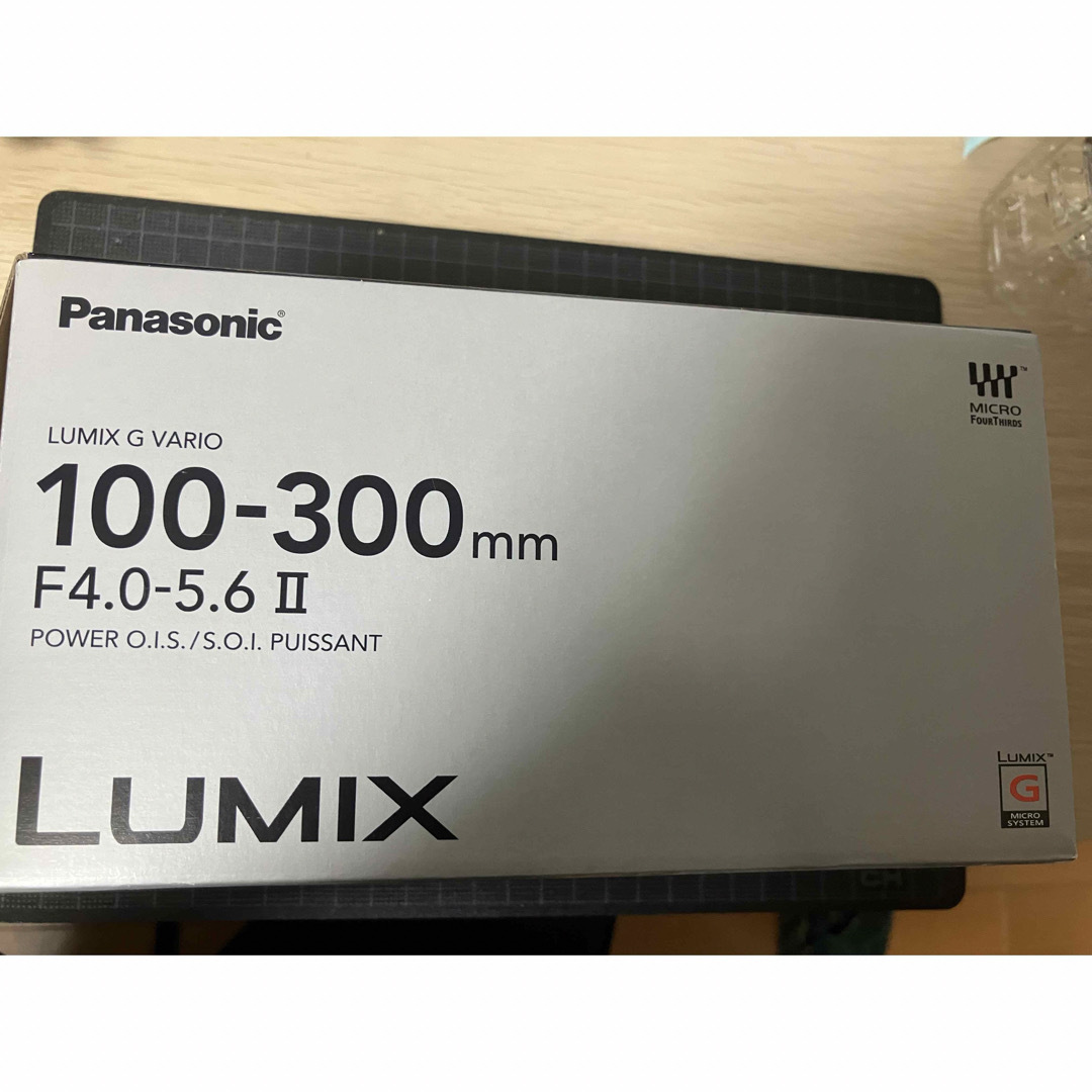 Panasonic(パナソニック)の新品 LUMIX G VARIO 100-300mm H-FSA100300 スマホ/家電/カメラのカメラ(レンズ(ズーム))の商品写真