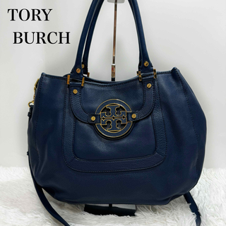 Tory Burch - 超美品✨TORY BURCH トリーバーチ　アマンダ　2wayトートバッグ　A4