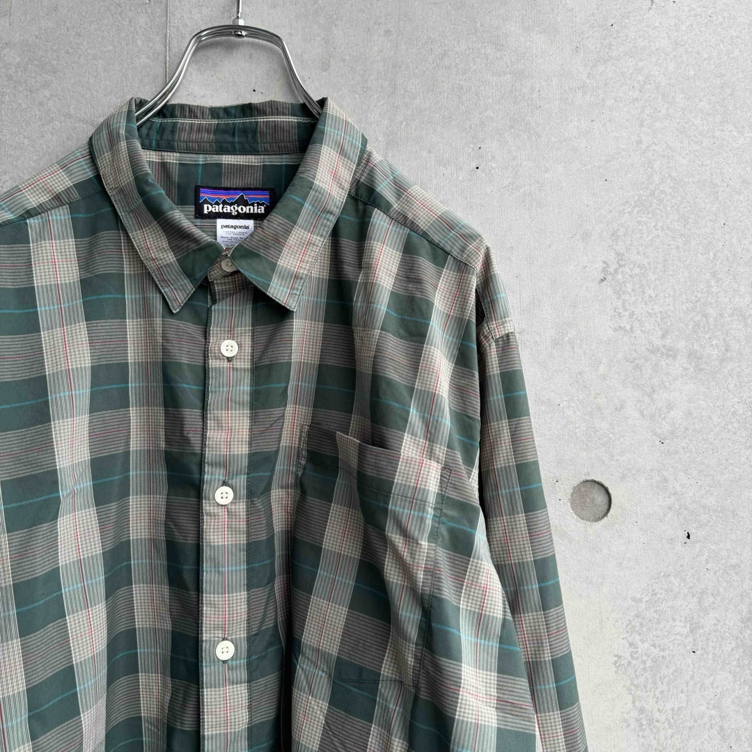 patagonia(パタゴニア)の2014年 Patagonia Gone Again Shirt グリーン メンズのトップス(シャツ)の商品写真