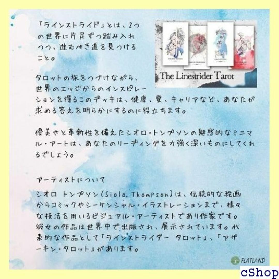 ラインストライダー タロット ミニ The Lines r い解説書付き 329 スマホ/家電/カメラのスマホ/家電/カメラ その他(その他)の商品写真