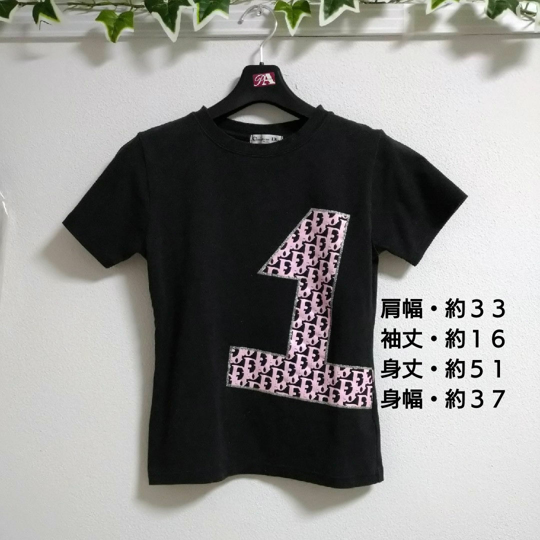 Christian Dior(クリスチャンディオール)のディオール　Ｔシャツ　レディースXS　　　【ヴィンテージ・古着・希少】 レディースのトップス(Tシャツ(半袖/袖なし))の商品写真