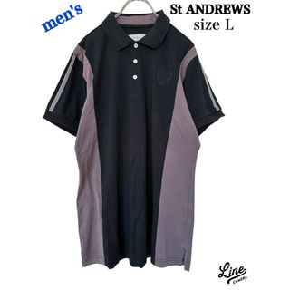 セントアンドリュース(St.Andrews)のSt ANDREWS セントアンドリュース　ポロシャツ　メンズL  ゴルフシャツ(ウエア)