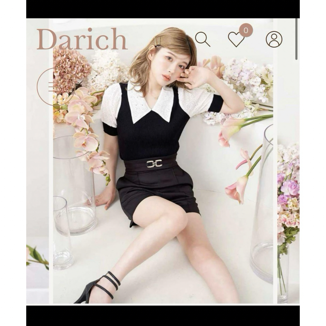 Darich(ダーリッチ)の新品ダーリッチ　リブニット レディースのトップス(ニット/セーター)の商品写真