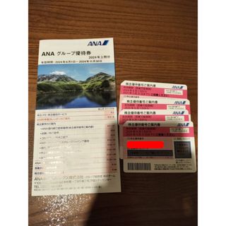 エーエヌエー(ゼンニッポンクウユ)(ANA(全日本空輸))のANA株主優待券4枚、優待冊子1冊(その他)