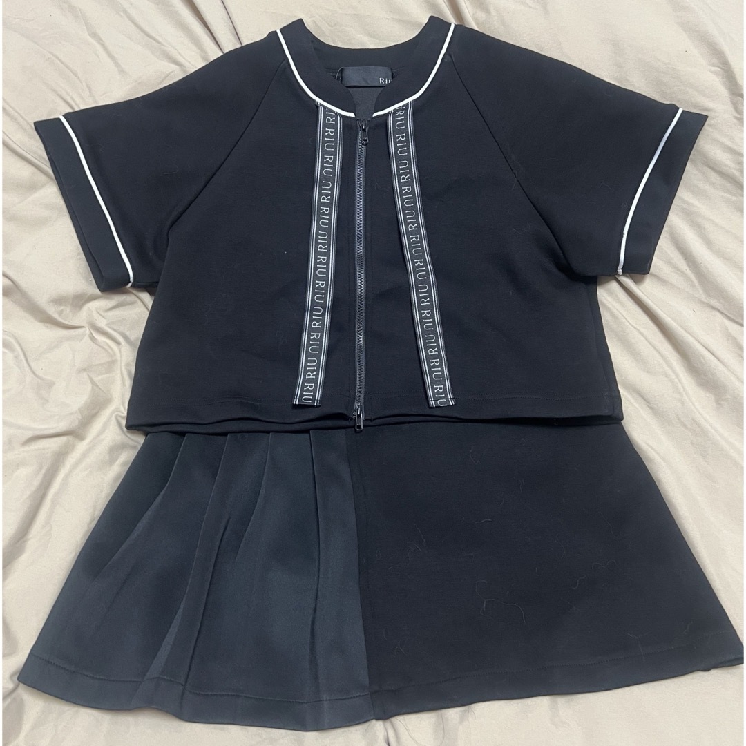 Jacquard tape tops×short skirt レディースのワンピース(その他)の商品写真