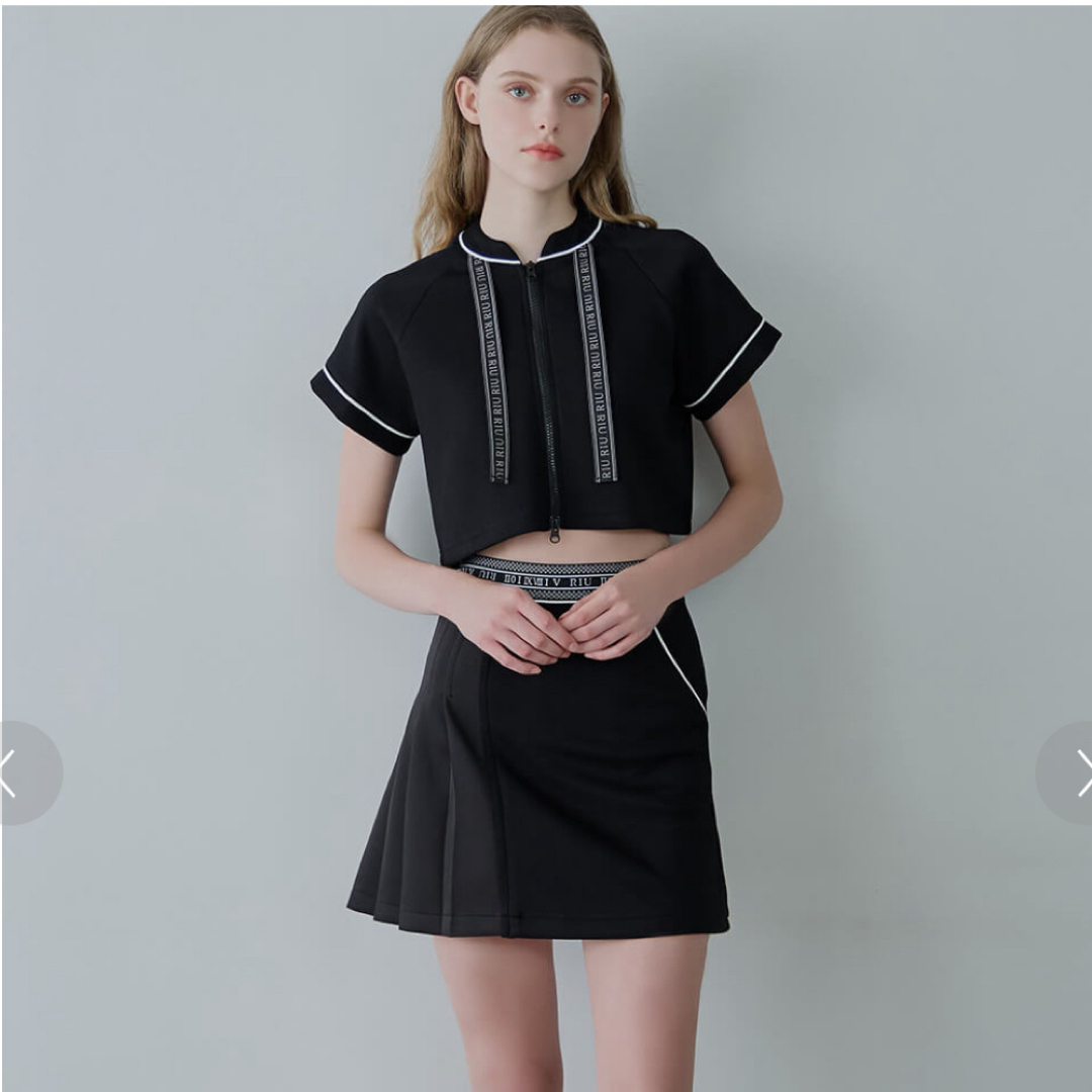 Jacquard tape tops×short skirt レディースのワンピース(その他)の商品写真