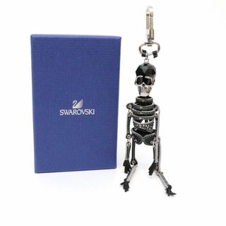 スワロフスキー(SWAROVSKI)のスワロフスキー 1170930 キーチャーム キーホルダー スカル ブラック 骨(チャーム)