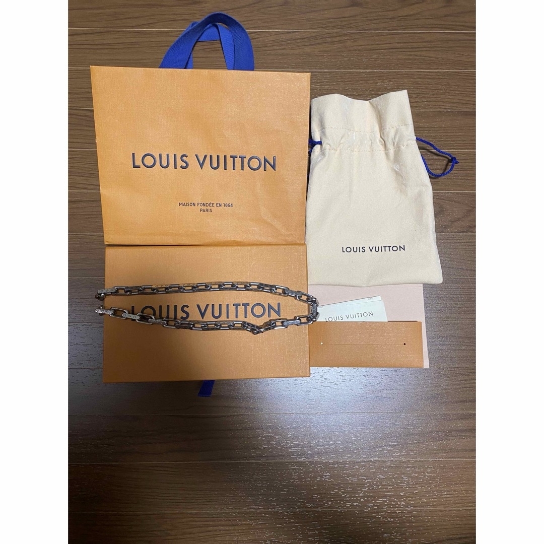 LOUIS VUITTON(ルイヴィトン)のLOUIS VUITTON  ルイヴィトン LV コリエチェーン 古着まとめ売り メンズのアクセサリー(ネックレス)の商品写真