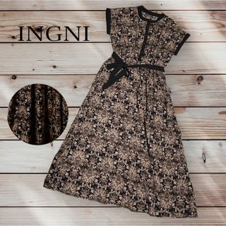 イング(INGNI)の【新品に近い】INGNI★総柄ワンピース(ロングワンピース/マキシワンピース)