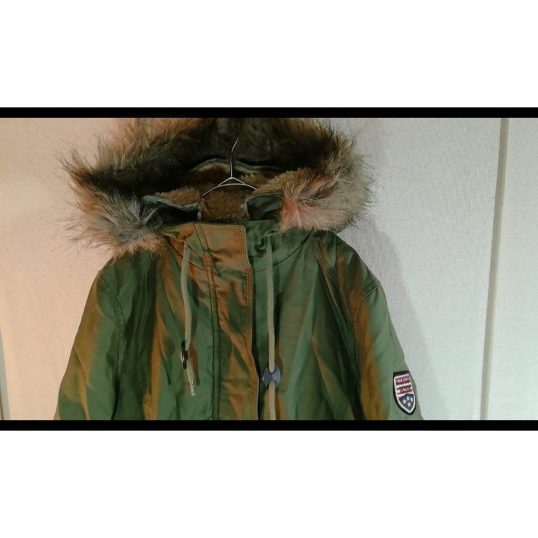HILFIGER DENIM(ヒルフィガーデニム)のHILFIGER DENIM/冬季ライナー付きボアモッズコート レディースのジャケット/アウター(モッズコート)の商品写真