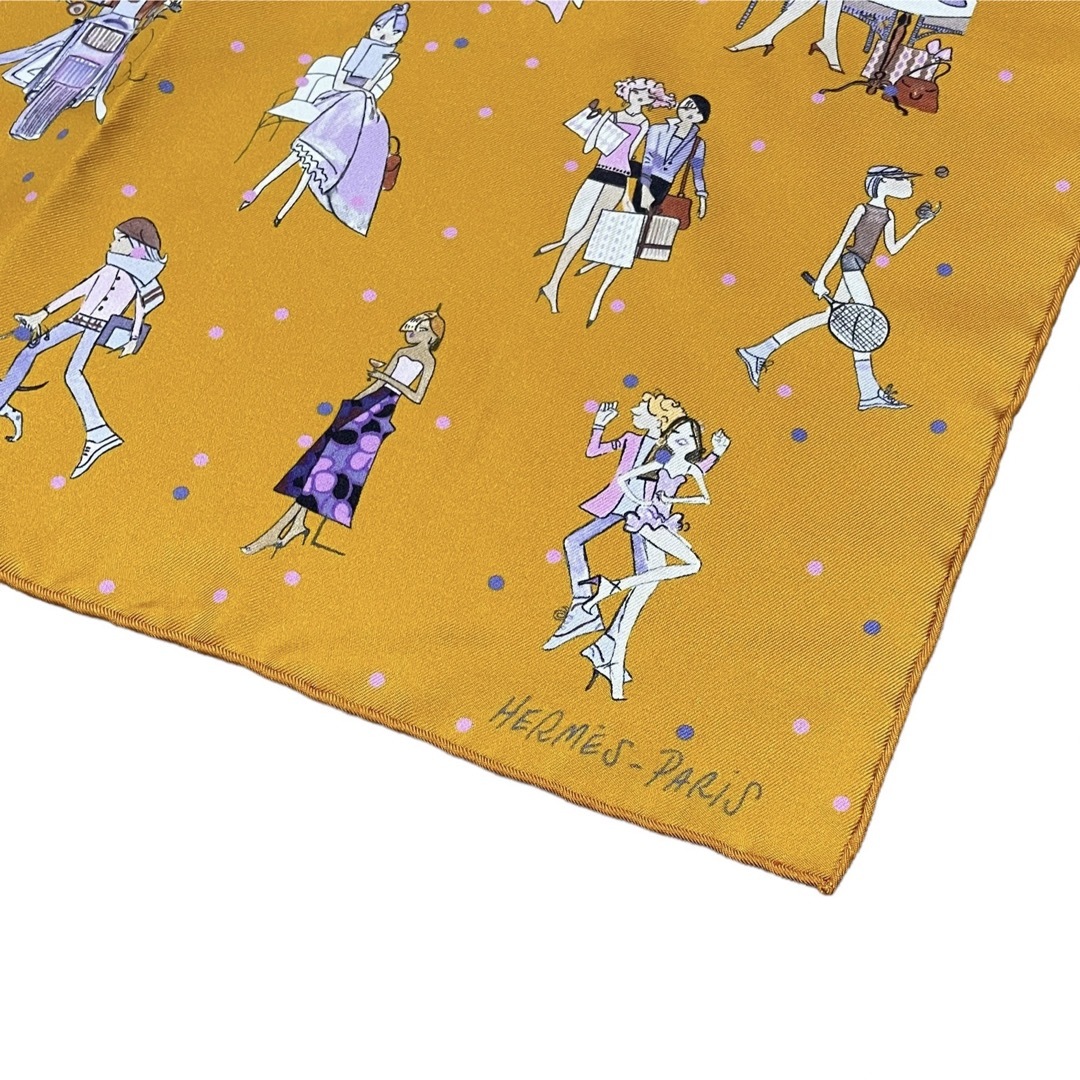 Hermes(エルメス)の極美品 HERMES ガヴロッシュ パリジェンヌ レディースのファッション小物(バンダナ/スカーフ)の商品写真