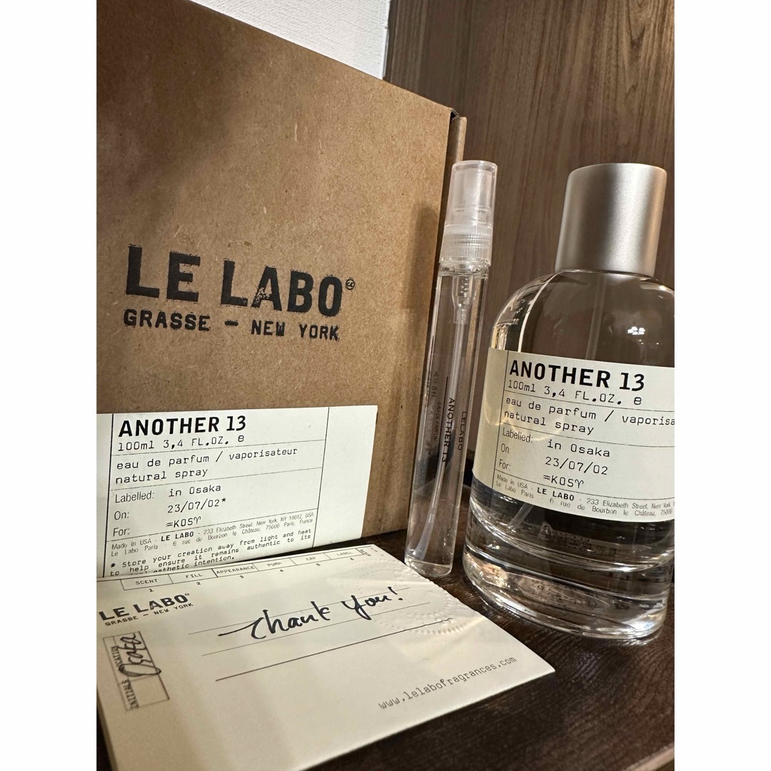 LELABO ANOTHER 13 ルラボアナザー13 10ml アトマイザー コスメ/美容の香水(ユニセックス)の商品写真