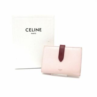 セリーヌ(celine)のセリーヌ 10B643 ミディアム ストラップ 2つ折り財布 ウォレット レザー(財布)